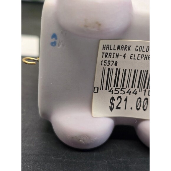 Precious Moments 15970 May Your Birthday be Gigantic Train Age 4 Elephant In Box - Picture 10 of 16